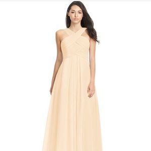 Azazie Kaleigh Peach Bridesmaid Dress